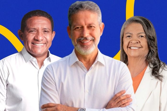 Júlio Cezar e Tia Júlia recebem Arthur Lira, após ato histórico com Renan Filho e Renan Calheiros