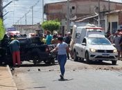 Motorista perde controle e colide em poste durante perseguição policial na AL-115