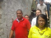 Junior Nogueira durante visita do governador Renan Filho a Grota do Cigano
