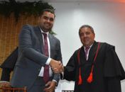 Representando a AMA, prefeito Tiago Freitas prestigia posse do procurador-geral de Justiça
