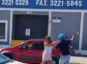 Vídeo: Homem é detido por populares após agredir mulher depois de acidente de trânsito em Maceió