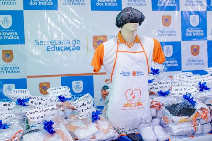 Segurança Alimentar: Semede entrega mais de 150 kits de EPI’s para merendeiros da rede municipal