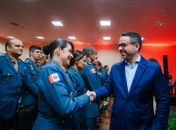 Governador comemorou o fato inédito, na história de Alagoas, de duas mulheres conquistarem a graduação de coronel do CBMAL


