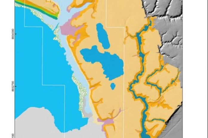 Mapa geomorfológico do complexo de risco (PMRR) – Chã da Jaqueira/Lagoa Mundaú do Plano Municipal de Redução de Risco.