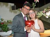 Após mais de seis anos juntos, casal com Síndrome de Down realiza o sonho do casamento