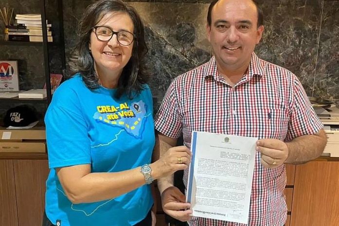 Rosa Tenório e Leandro Silva firmando parceria