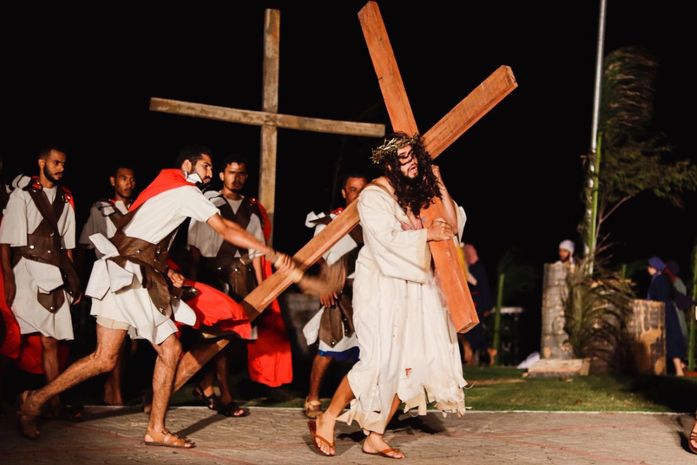 Encenação da Paixão de Cristo reuniu grande público em Palmeira dos Índios