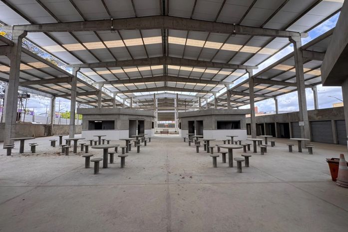 Obra da Nova feira livre de Delmiro Gouveia entra na reta final