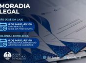 Moradia Legal beneficia famílias de São José da Laje e Colônia Leopoldina na quarta (8)