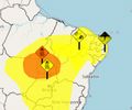 Inmet emite alertas de chuvas intensas e ventos fortes para municípios de Alagoas