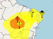 Inmet emite alertas de chuvas intensas e ventos fortes para municípios de Alagoas