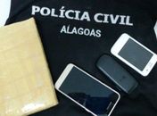 Material apreendido com os acusados 