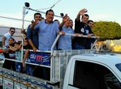Severino e Randerson participam de carreata de Biu de Lira em Jaramataia