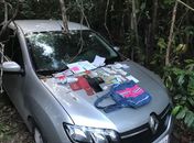Veículo roubado é encontrado em mata em Marechal Deodoro