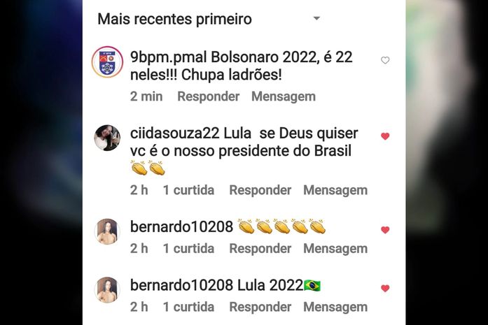 Ronaldo Medeiros denuncia à Justiça ataque do Instagran oficial de Companhia da PM