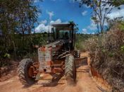 Prefeitura de Branquinha mantém frente de trabalho nas estradas de acesso à zona rural