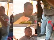 Estudante reage a assédio de homem suspeito de ato obsceno dentro de ônibus, em Maceió