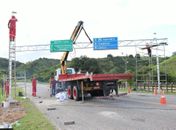 Prefeitura de Santana do Mundaú inicia instalação de semi-pórticos e sinalização turística