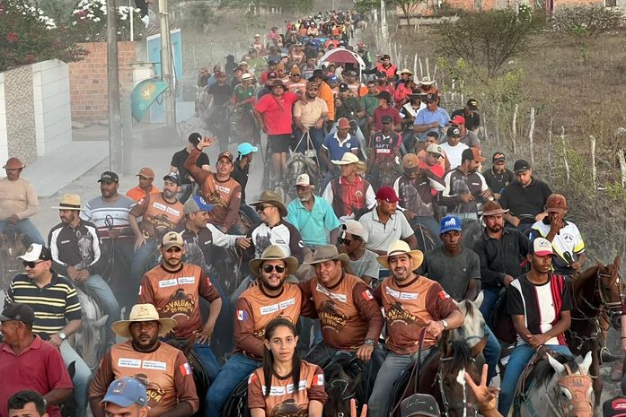 1ª Cavalgada do Povo em Monteirópolis foi recorde de público