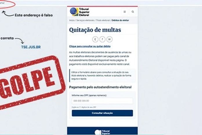 Golpe do “Título de Eleitor irregular” volta a circular no WhatsApp