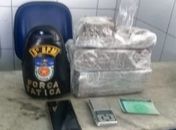 Mototaxista alegou que maconha seria levada para a rodoviária de Maceió.