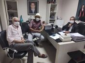 Vereador Vicente do Remédio é recebido pela direção do Hospital Regional de Arapiraca e discute a superlotação