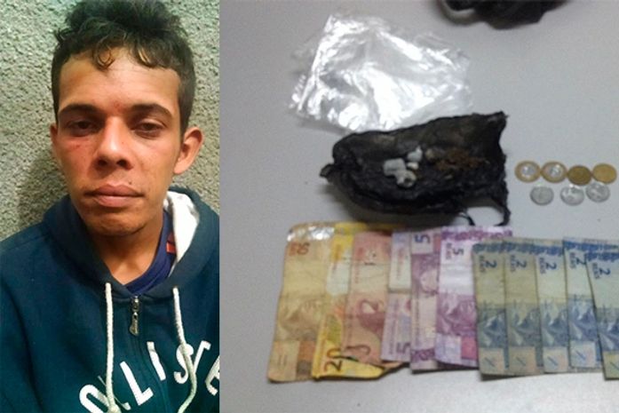 Rafael Fernandes, acusado de homicídio, foi preso com droga