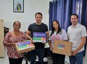 Superintendência doa notebooks para associações e colônias de pescadores