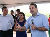 Renan Filho ao autorizar obra de saneamento em Marechal
