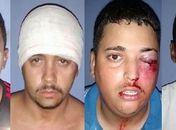Acusados de assalto trocam tiros com a polícia e dois ficam feridos