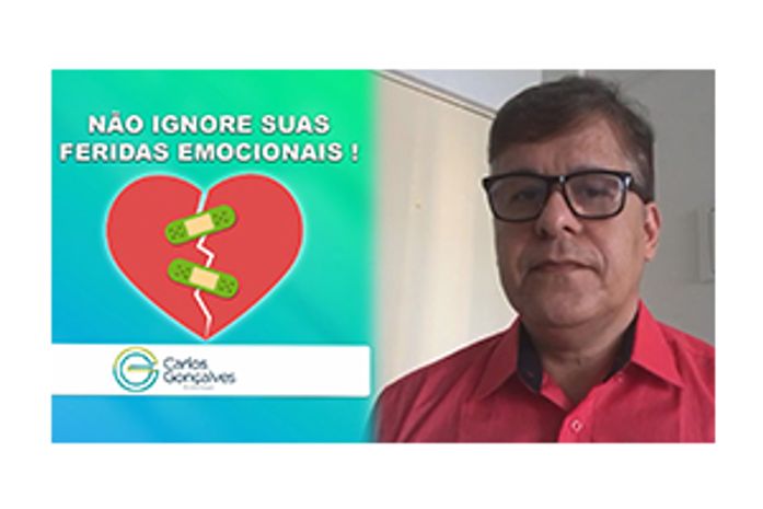 Psicólogo Carlos Gonçalves aborda o tema : não ignore suas feridas emocionais 