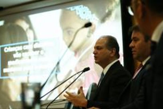 O ministro da Saúde, Ricardo Barros