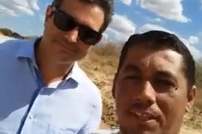 Ministro dos Transportes, Maurício Quintela, visita obras de pavimentação