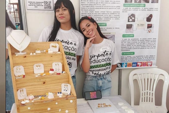 Estudantes de escola estadual de AL criam joias sustentáveis e ganham prêmios