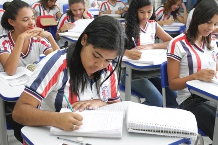 Alunos da rede estadual de ensino