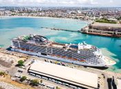 Maceió recebe cruzeiro MSC Grandiosa com mais de seis mil passageiros