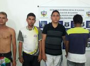 Suspeitos de crimes foram presos em Arapiraca