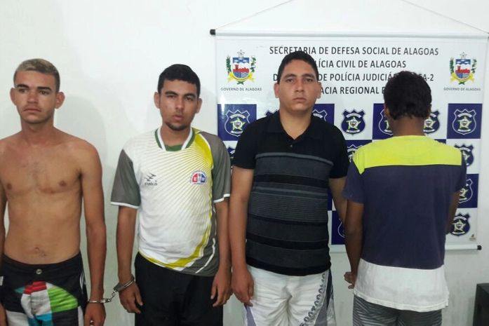 Suspeitos de crimes foram presos em Arapiraca