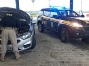 PRF em Alagoas recupera carro roubado e prende motorista por crime de receptação