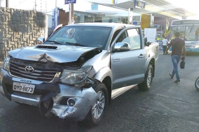 Colisão aconteceu em um cruzamento no bairro Brasília.