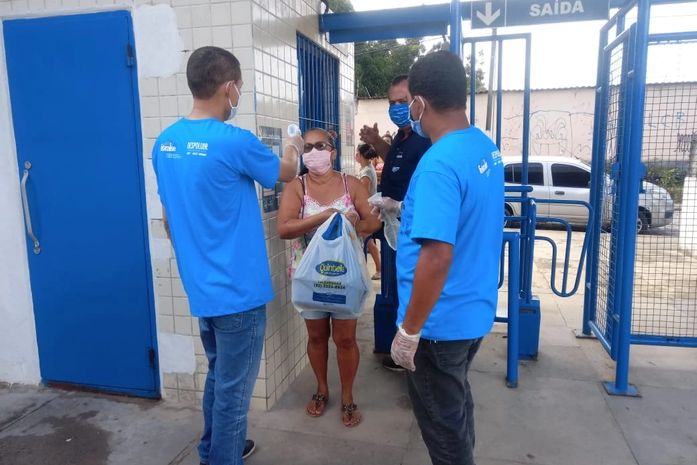 Empresas de ônibus reforçam combate à Covid-19 com medição de temperatura