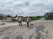 Secretaria de Infraestrutura de Delmiro atua em regime de plantão para reparar danos causados pelas fortes chuvas