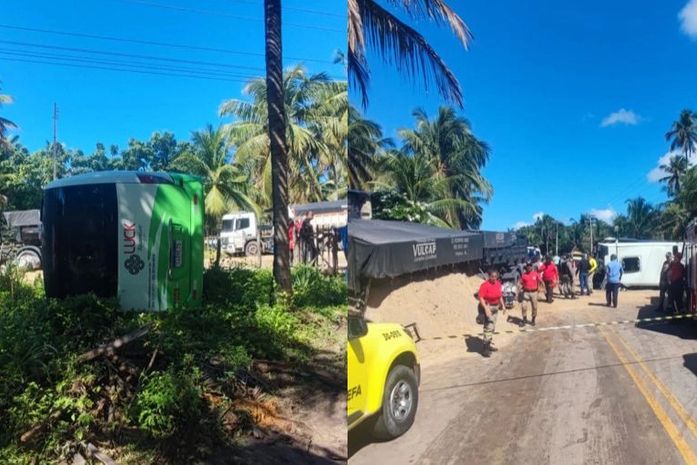 Grave acidente na AL-101 Sul: homem dá nome falso e foge de UPA após recusar socorro
