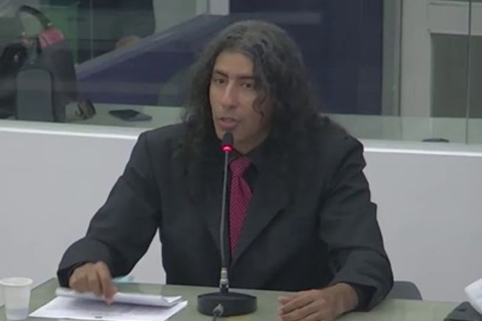 O vereador Anivaldo Luiz da Silva, o “Lobão”.