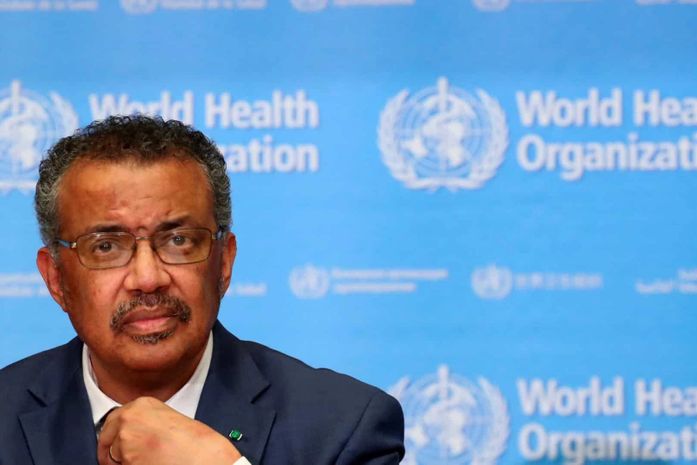 Diretor-geral da OMS (Organização Mundial da Saúde), Tedros Adhanom.