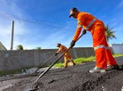 Prefeitura avança com obras de pavimentação no Sauaçuhy