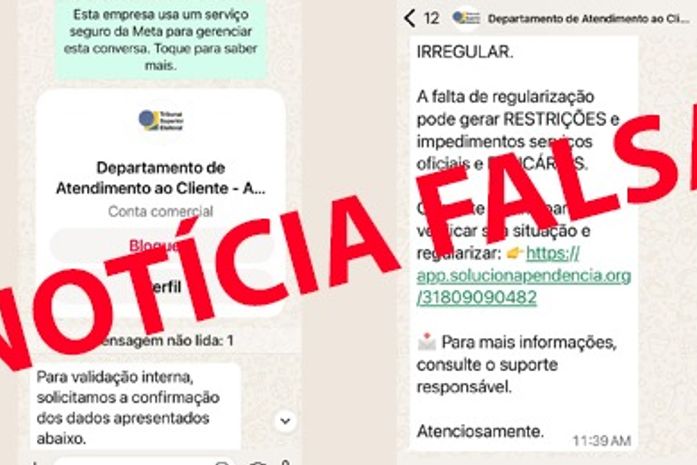 TRE-AL alerta sobre mensagens falsas no WhatsApp