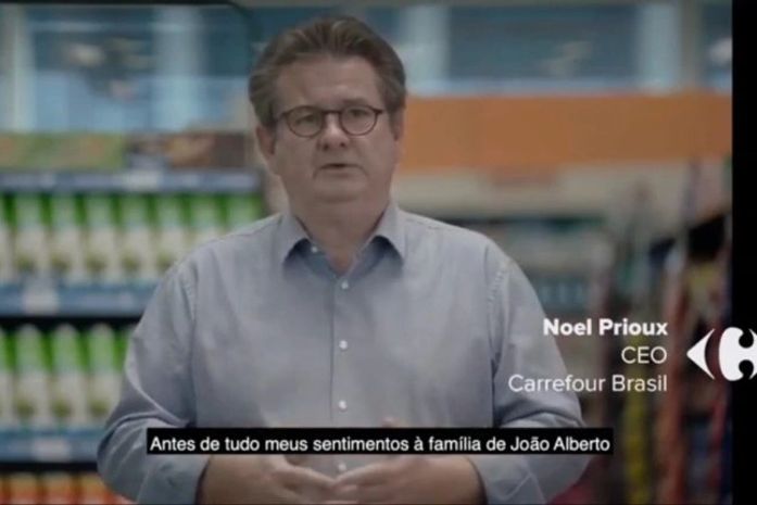 Vídeo: CEO do Carrefour pede desculpas em comunicado no horário nobre da TV