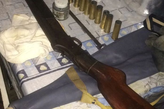 Arma apreendida durante operação