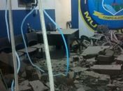 Bandidos explodem caixas eletrônicos na sede da Guarda Municipal